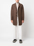 Boxy Coat pressed wool